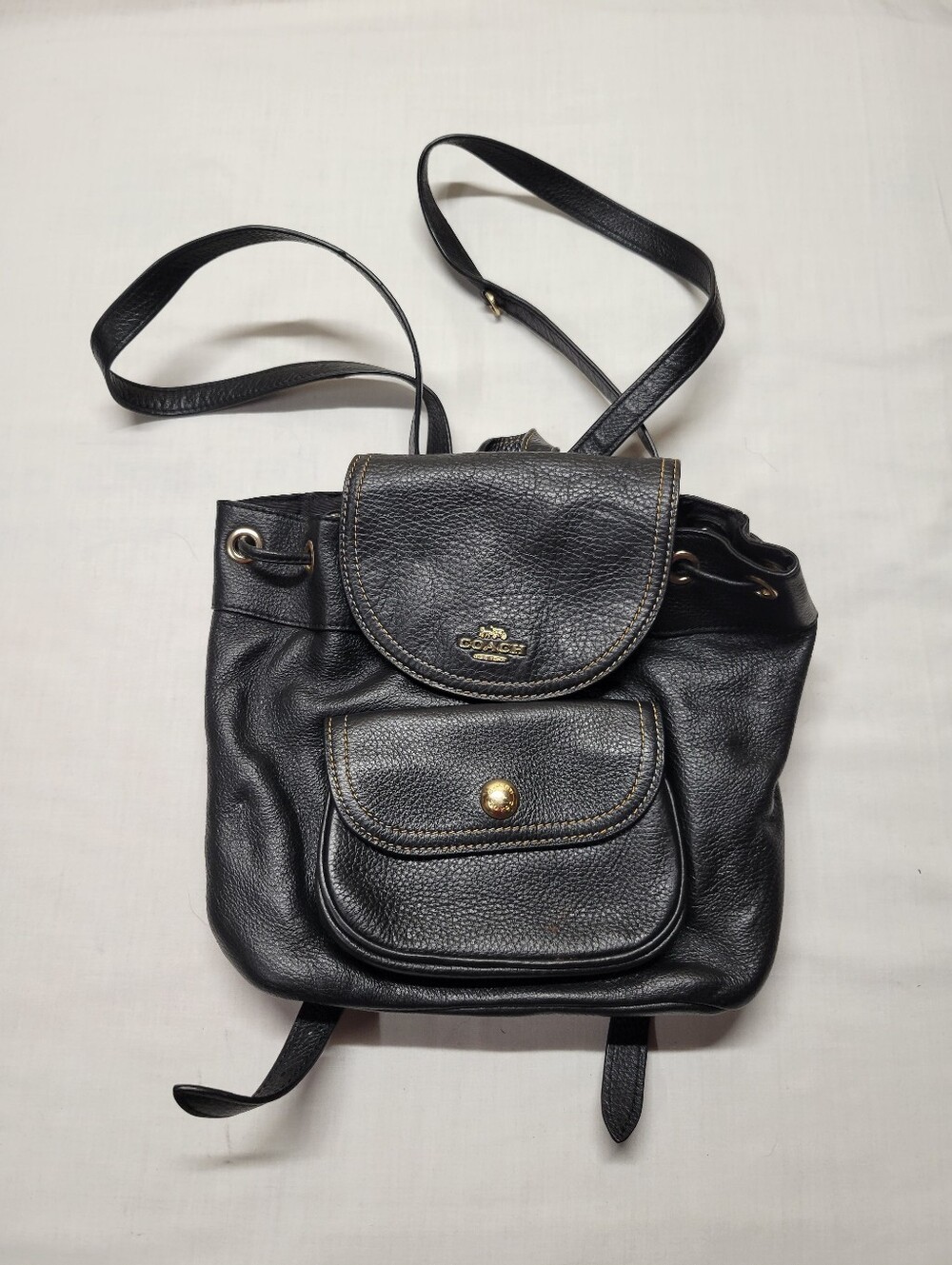 COACH Mini Billie Pebble Leather Backpack Ladies Genuine Leather Authentic